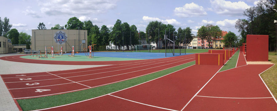 SPORTS FIELD COMPLEX WITH NATO OBSTACLE COURSE